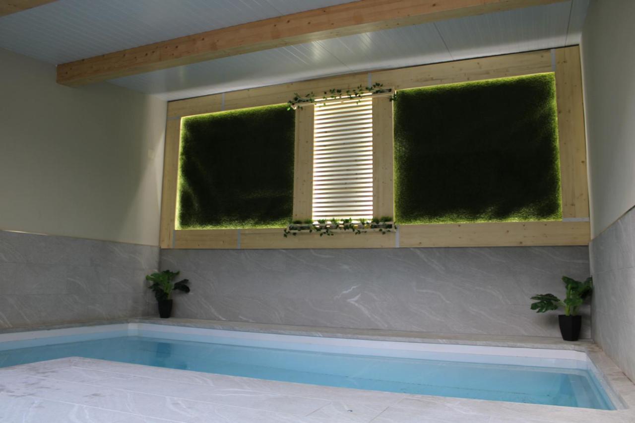 Can Musiquem Amb Piscina Лес-Планес-д’Остолес Екстер'єр фото